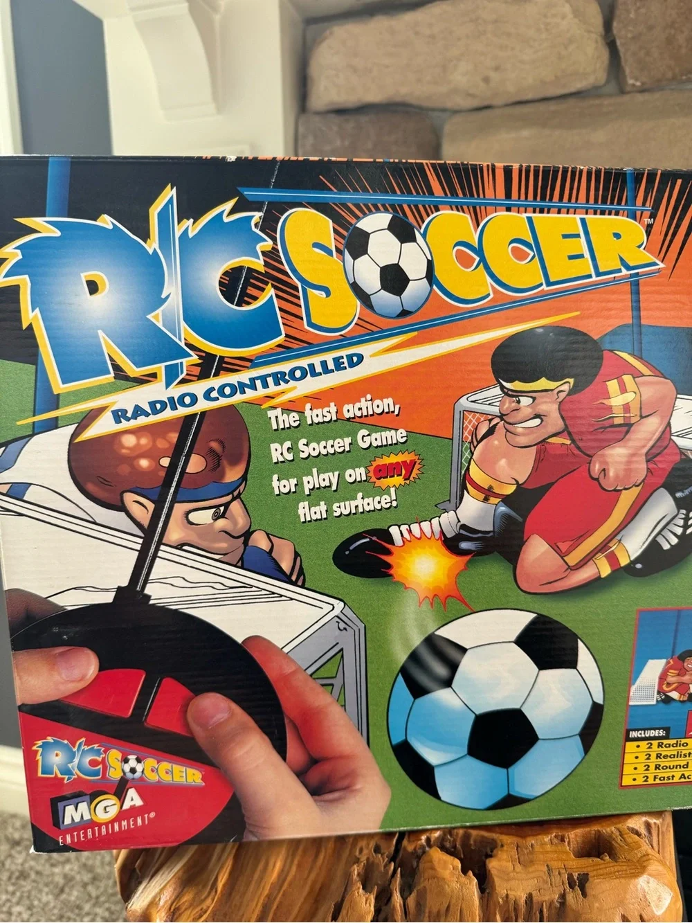 MGA RC Soccer Radio-Control Tabletop Game – New & Sealed (1998)